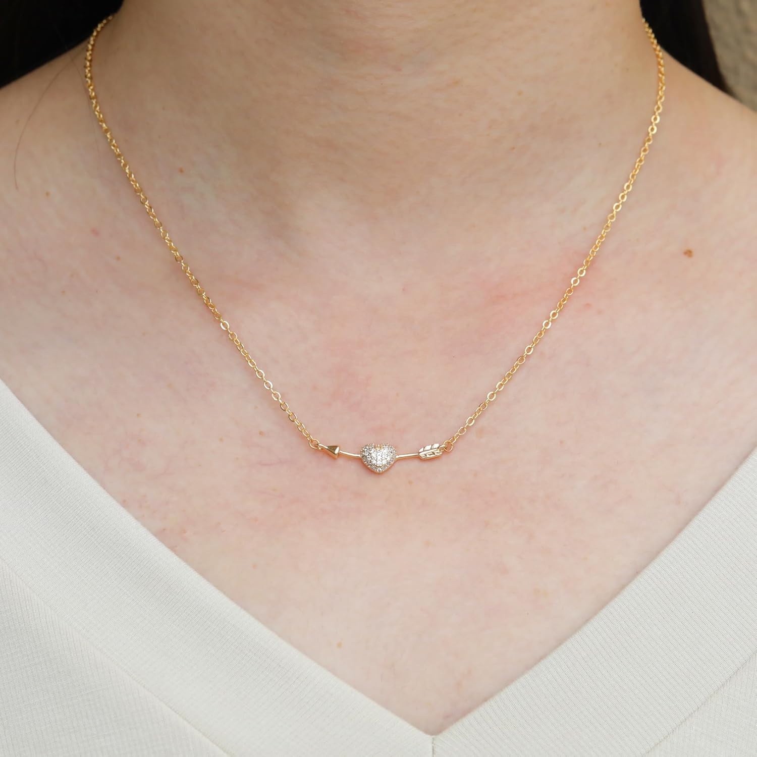 Golden Necklace for Women Virgin Mary Angel Butterfly Necklace Sister New Mom Friendship Necklace Birthday Christmas Gift - Image 6