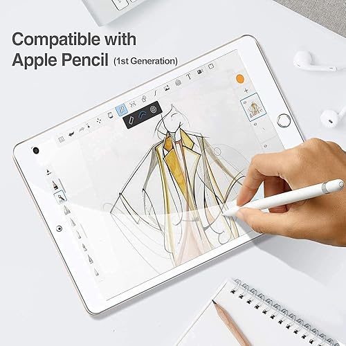 Miniatura 7 de ProCase Funda rígida delgada para iPad Pro 9.7 con 2 protectores de pantalla de vidrio templado para iPad 9.7 2018 y 2017 / iPad Pro 9.7 / iPad Air