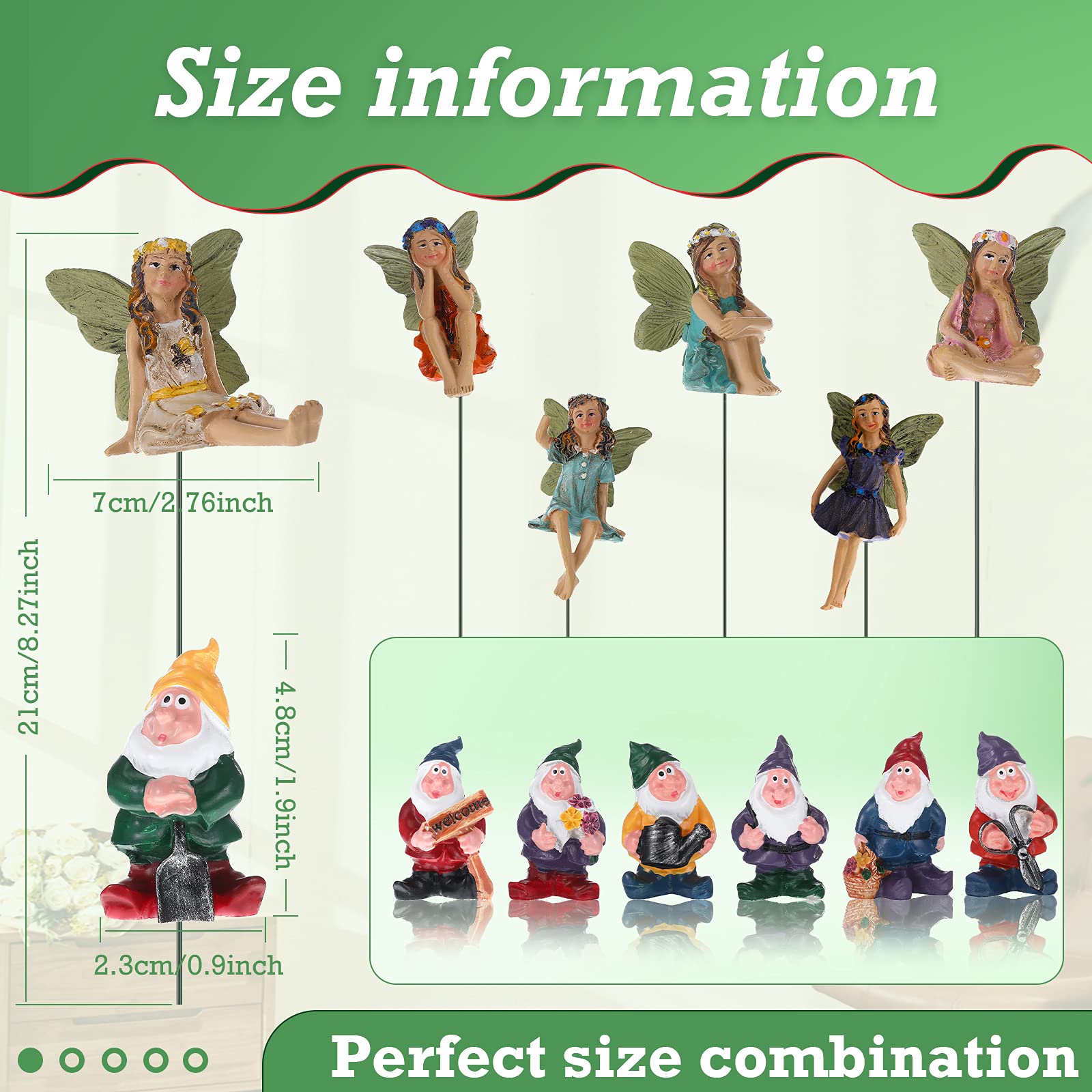 Gosknor 60 Stück Mini-Gnomfiguren – Bunte Harzfiguren Für Garten, Terrasse & Feengarten