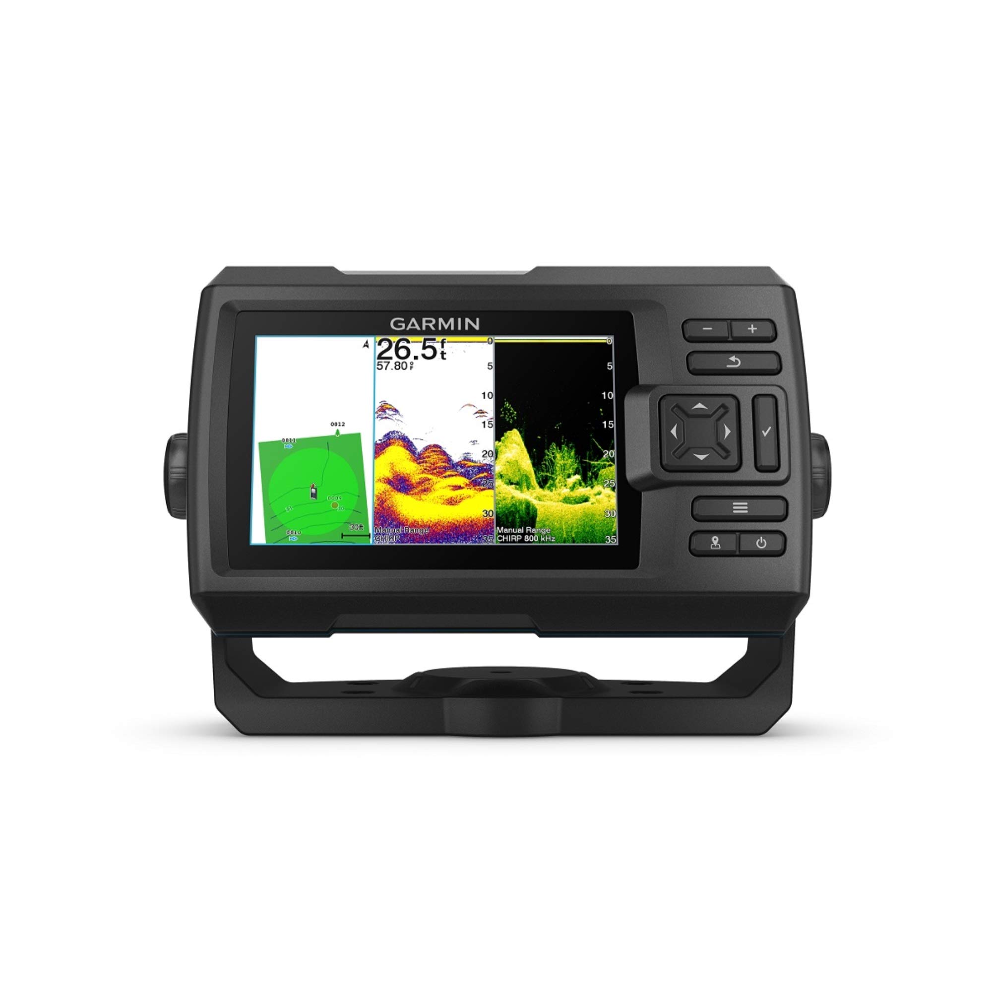 Garmin Striker Vivid 5cv, Easy-to-Use 5-inch Color Fishfinder and Sonar Transducer, Vivid Scanning Sonar Color Palettes (010-02551-00) : Electronics