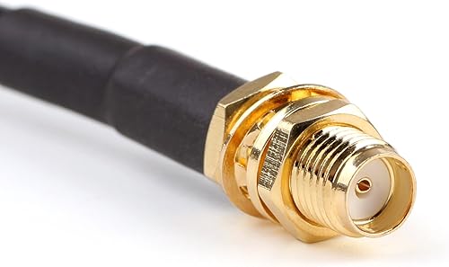 Miniatura 8 de DHT Electronics coaxial RF Cable coaxial SMA Female to UHF Male PL-25920-Inch
