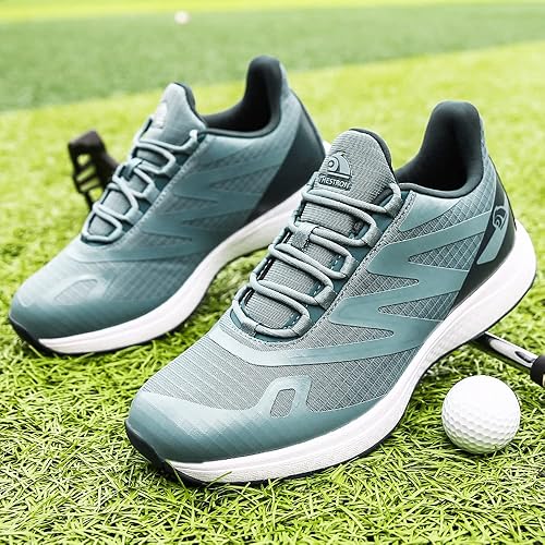 Miniatura 7 de Zapatos de golf para hombre, zapatos de golf profesionales, transpirables, sin pinchos, zapatos deportivos antideslizantes para caminar