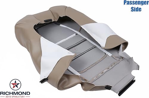 Miniatura 6 de Richmond Auto Upholstery - (Compatible con Ford F-450 F450 Lariat Ext Cab Super Cab 2001-2003 Funda de asiento de cuero de repuesto para el lado del