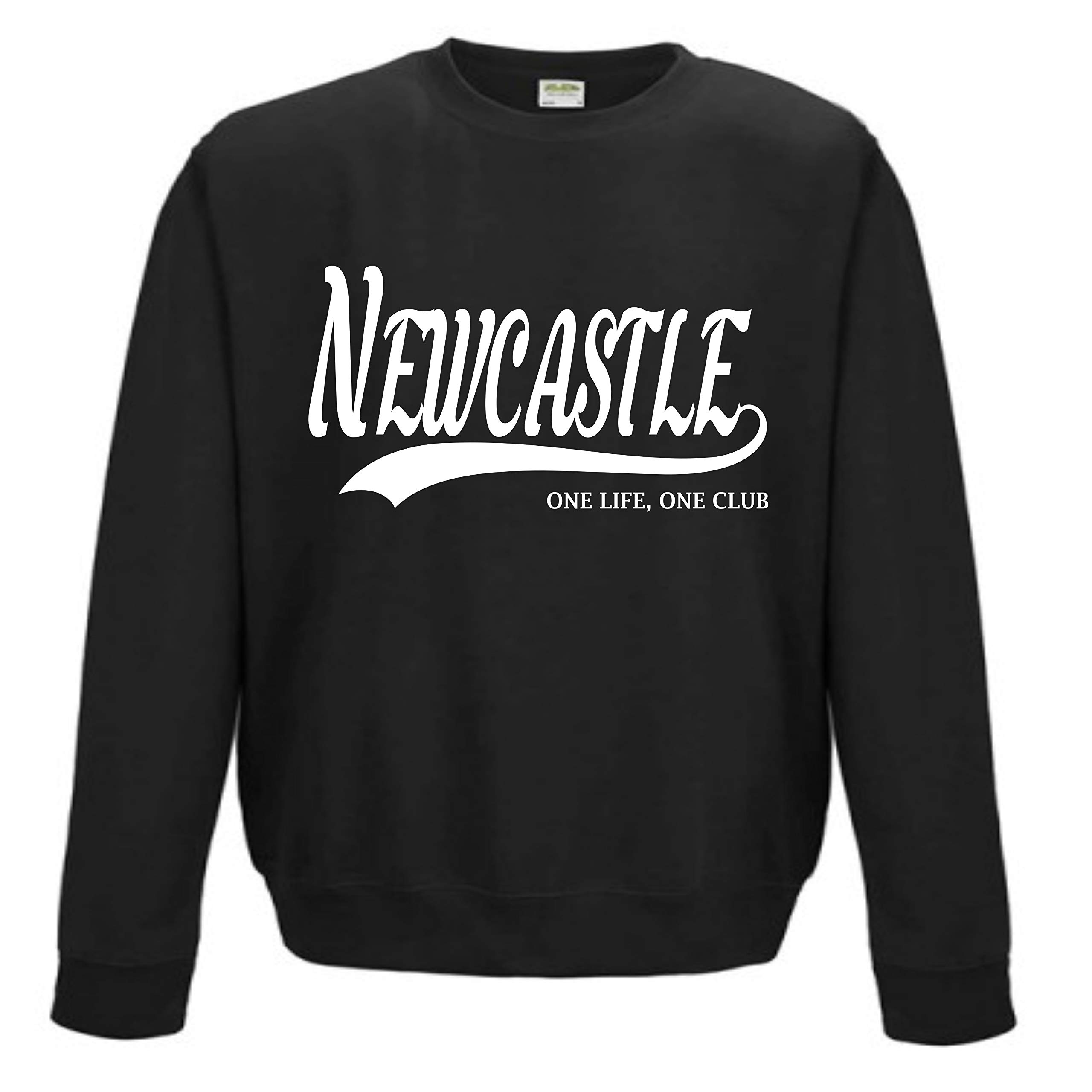 All About The Print Newcastle One Life, One Club. Premium Sweatshirt Gift XX-Large Black