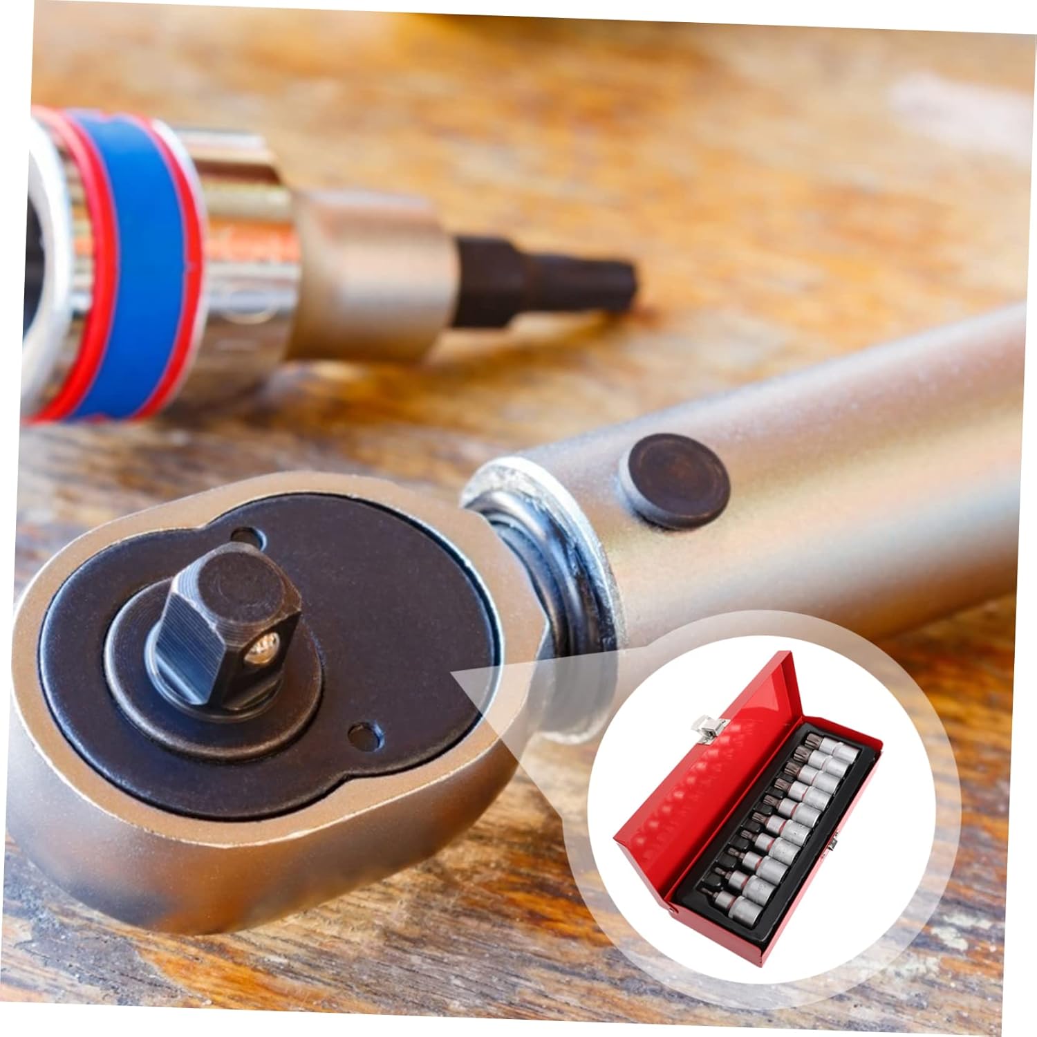 10pcs Chrome-vanadium Steel Socket Set Triple Square Socket Impact Precision Chamfered Bit Spline Bit