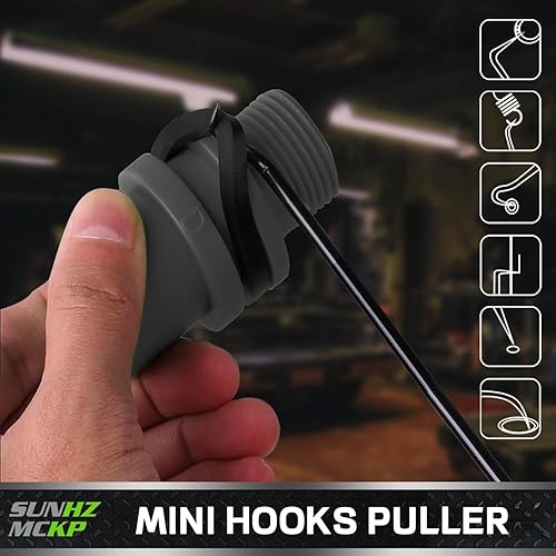 Miniatura 5 de SUNHZ MCKP Juego de púas y ganchos, juego de 6 piezas de herramientas de precisión con estuche, kit de herramientas manuales automotrices para