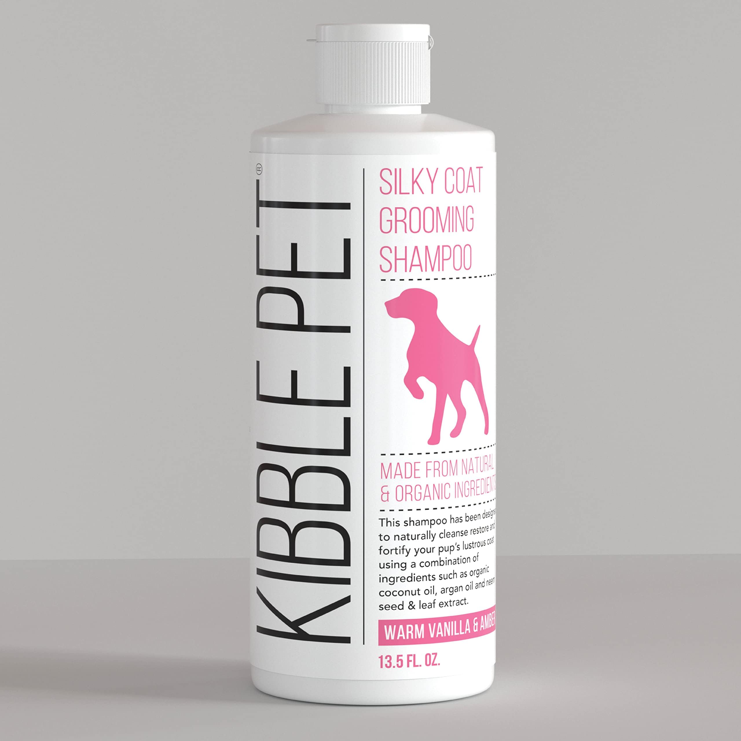 Kibble Pet Silky Coat Grooming Shampoo, (Warm Vanilla and Amber)