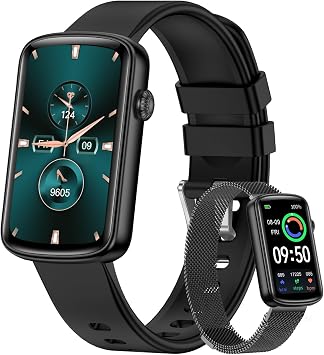 Fitness Tracker, Fitness Watches for Women Men with Heart Rate Monitor Blood Oxygen Sleep Tracker Pedometer, 1.47" Smart Watch Step Calorie Counter for Android iOS IP68 Waterproof