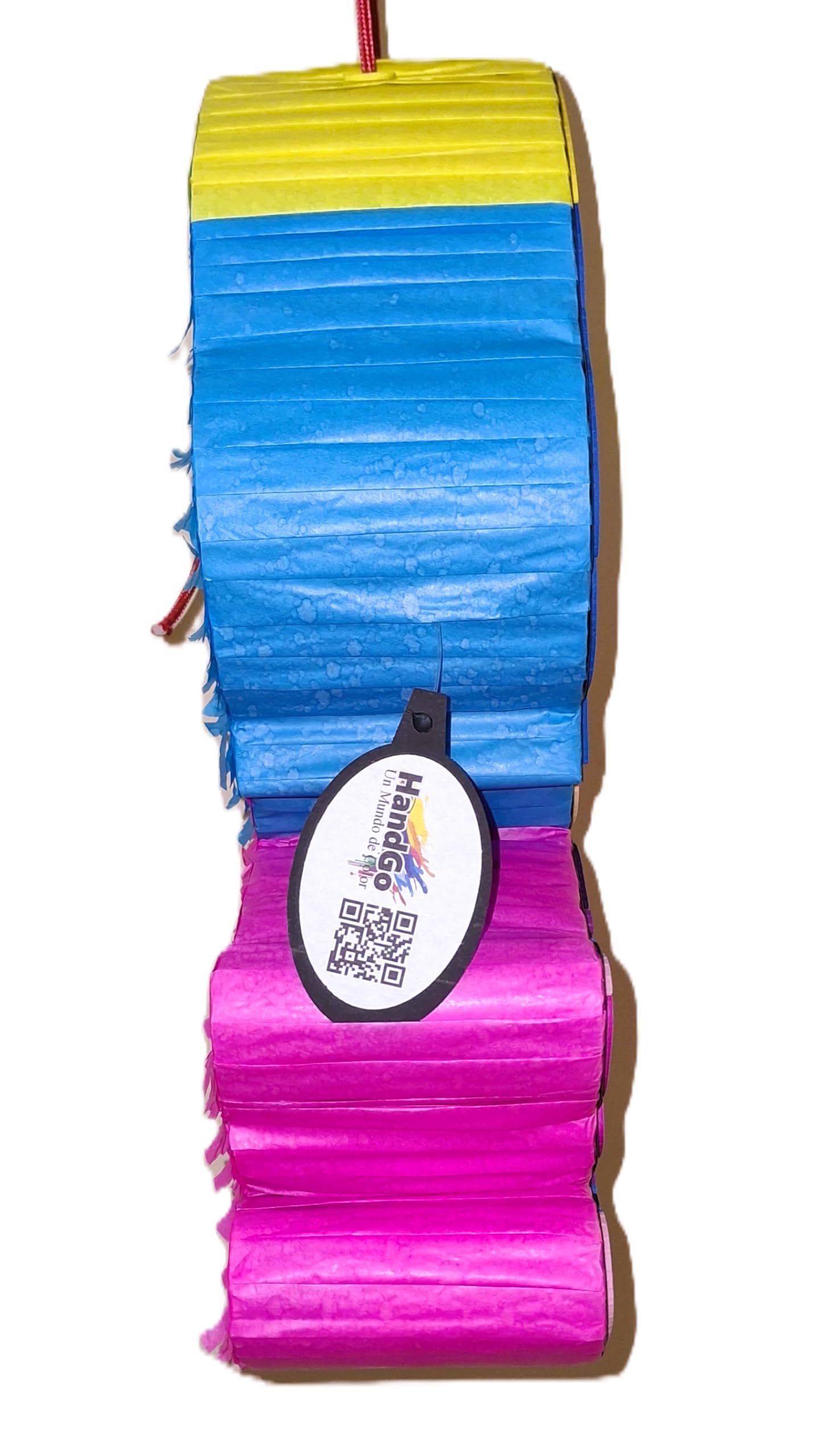 Piñata cumpleaños infantil hecha a mano (Grande 60x45x10 Centímetros)