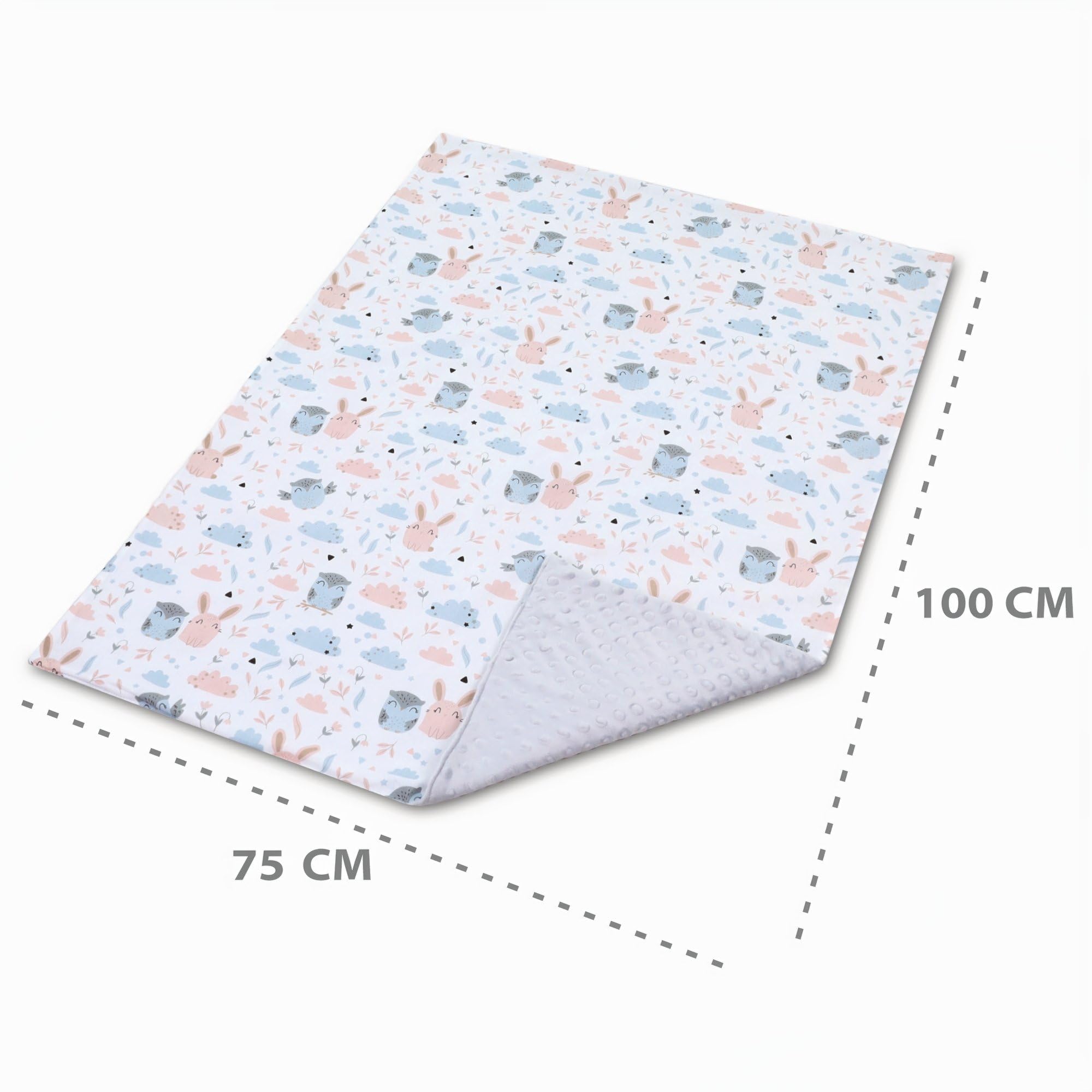 Totsy Baby Copertina neonato - piccola coperta neonata per passeggino o culla per bambini e morbido copertini neonati per bambino bambina Cotone Oeko-Tex
