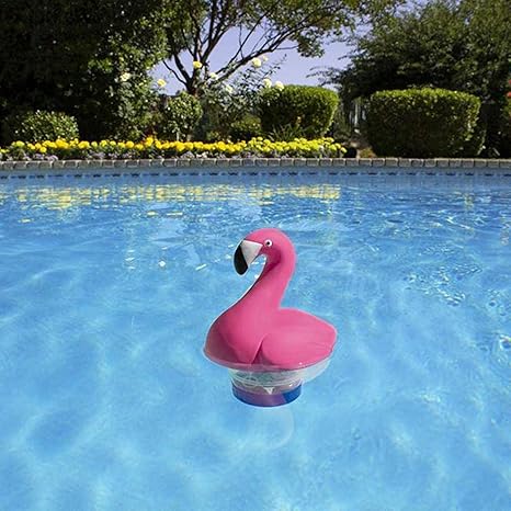 Flamingo Chlordosierschwimmer Entenform - Für 1 & 3 Zoll Pool Tabletten