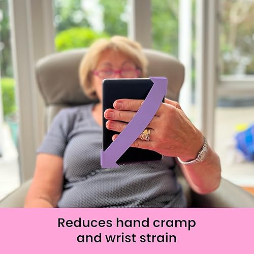 Miniatura 8 de Strapsicle Correa de mano de silicona  Kindle & Paperwhite (6 pulgadas) Gen 710, 6 pulgadas Kobos  Mediano  Paquete de 2  Lila  Alternativa cómoda a