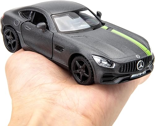 Miniatura 5 de BDTCTK Modelo de automóvil Benz AMG GTR, escala 136, aleación de zinc, vehículos de tracción de fundición a presión, juguetes para niños para regalo