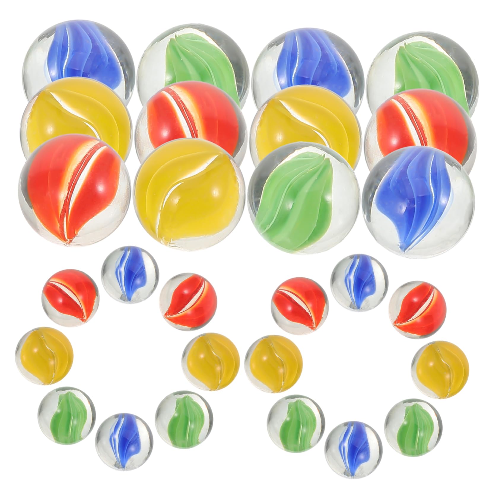 VANZACK 200 Bunte Glasmurmeln für Schmetterlingsfutterstationen aus Glas Dekorative Steine für Garten und Outdoor Farbenfrohe Glasdeko für Vasen und Aquarien