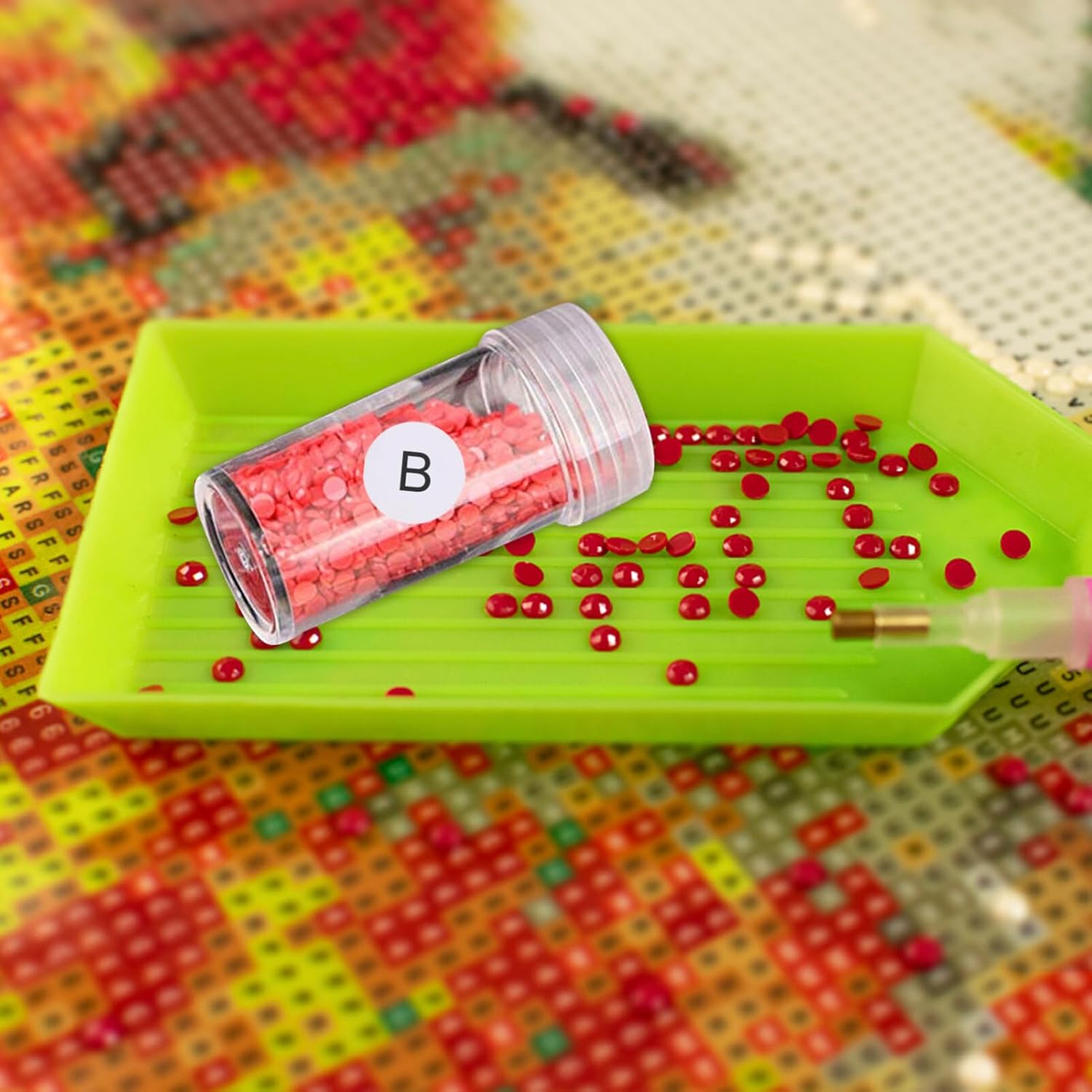 1 Set Box Compartment Organizer Multi-grids Beads Storage Case Small Parts Box