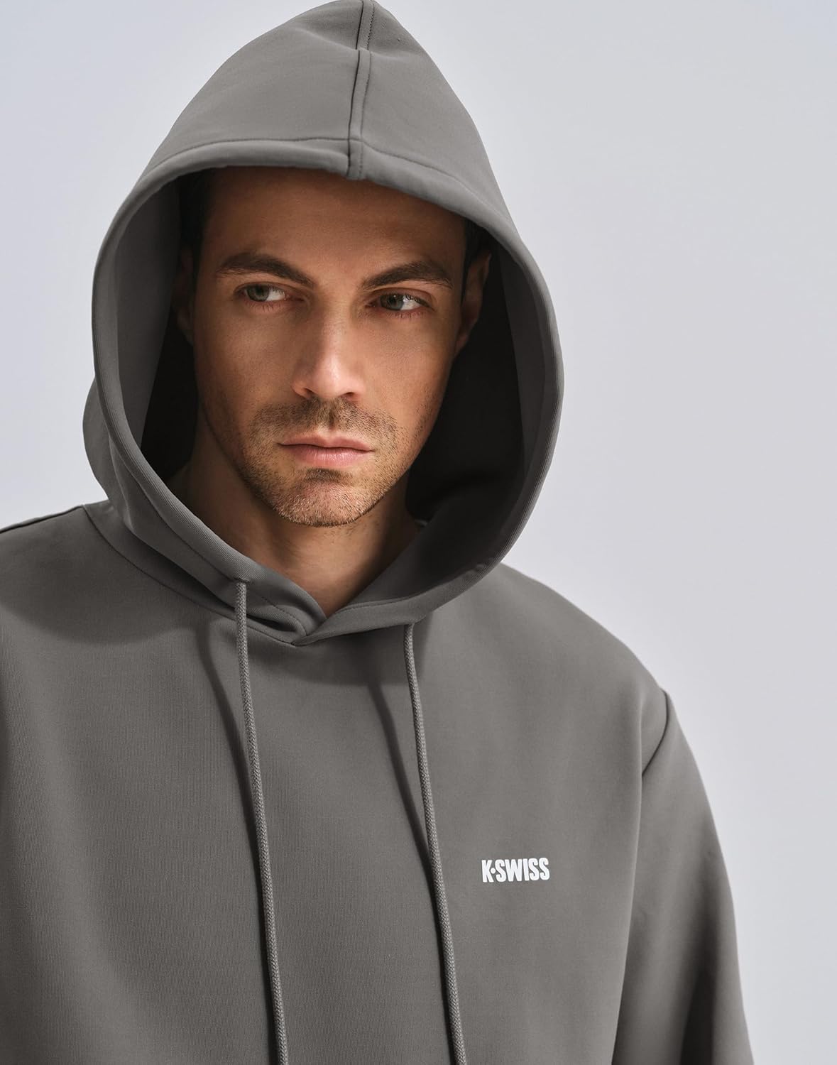 K-Swiss Men's Hoodies - Pullover Long Sleeve Sweatshirt Casual Club Hooded for Gym Workout - Image 4