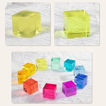 Amazon | レインボーブロックセット、レインボーアクリル