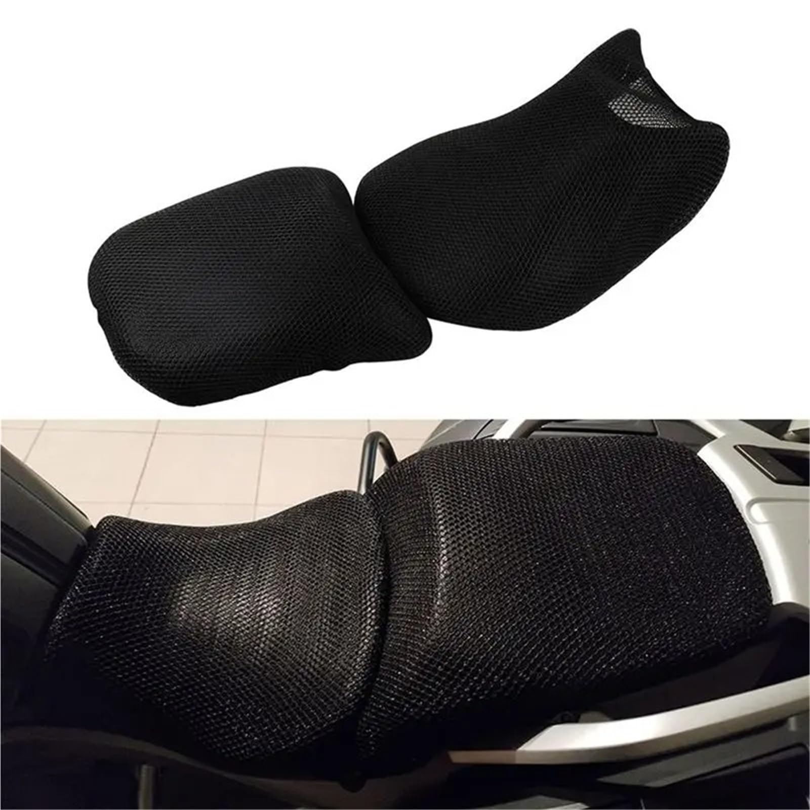 LISTEAM Coprisella traspirante per moto Adatto Per BM&W R1200RT | Adatto per BM&W R1200RT protezione della fodera del cuscino del sedile del motociclo