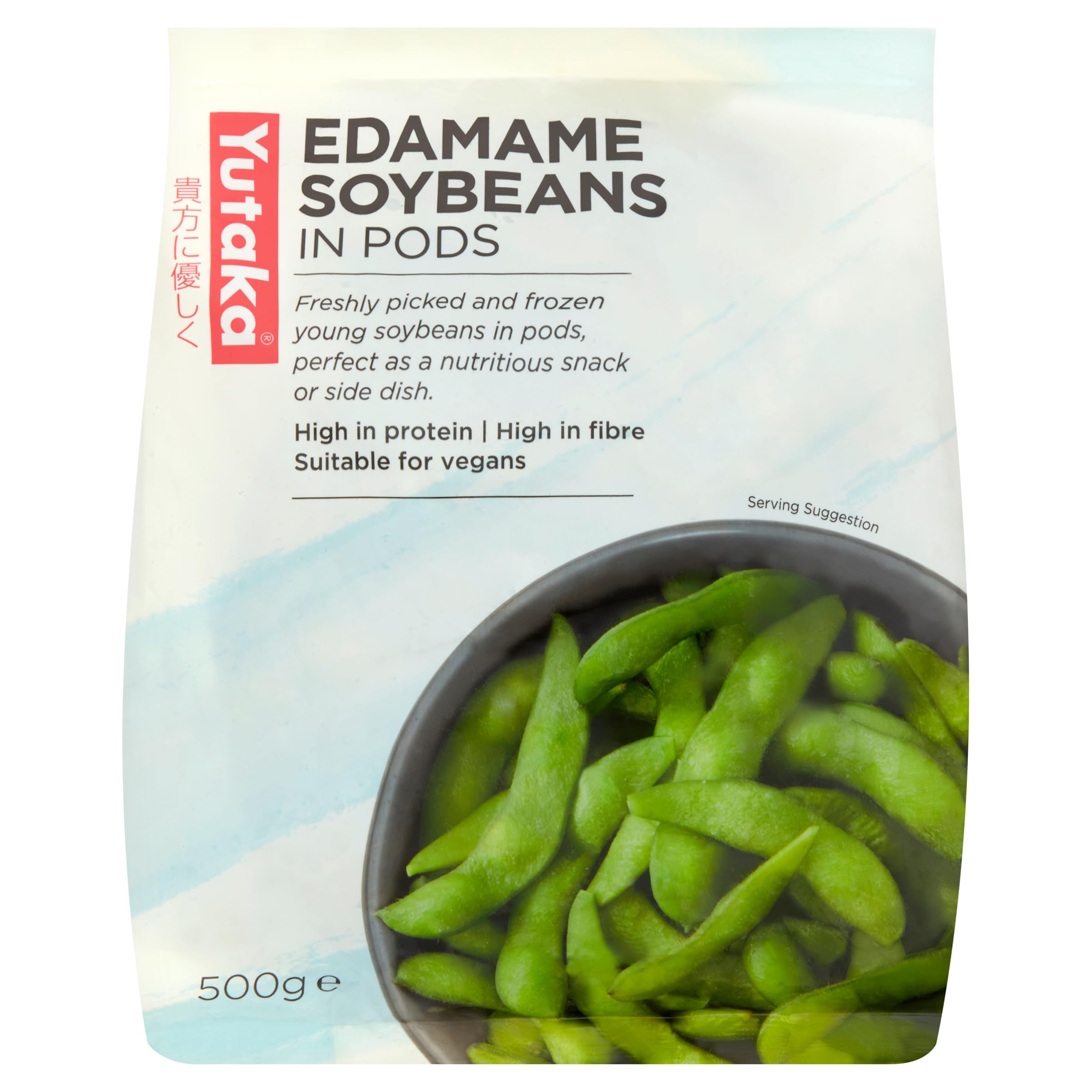 Yutaka Edamame Soybeans with Pods, 500g (Frozen)