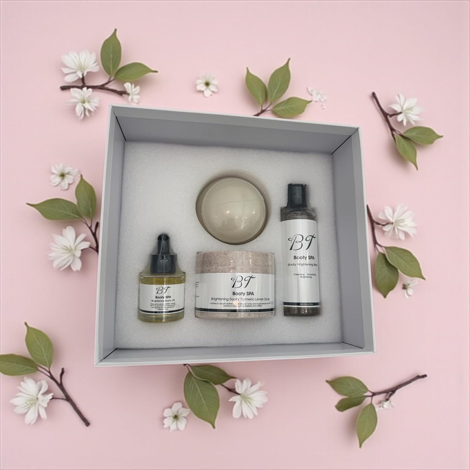 BT Booty Spa Scrub Set – Turmeric Lemon Booty Scrub for Dark Spots & Smooth Glowing Booty - Image 7