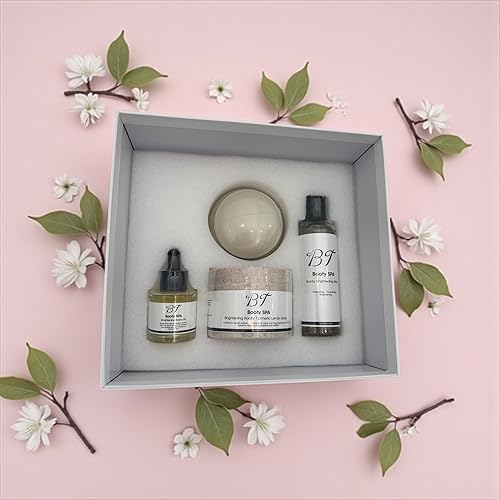 Miniatura 7 de BT Conjunto de exfoliante de spa para botín de cúrcuma y limón para manchas oscuras y trasero suave y brillante