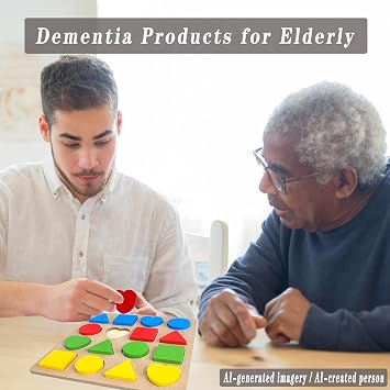 2nd Generation - Dementia Activities for Seniors,Wooden Alzheimers Products for Elderly,Keep Cognitive and Busy Puzzles Gifts & Games