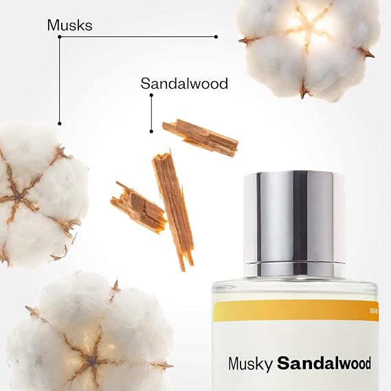 Dossier - Musky Sandalwood - Eau de Parfum - Inspired by Missing Person - Long-Lasting Fragrance - Unisex - 1.7 fl oz (50ml)