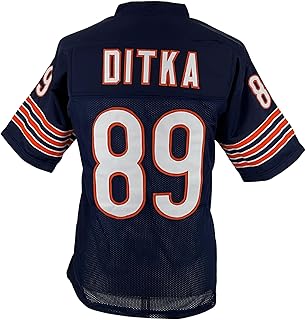 Mike Ditka Jersey Blue Chicago | Unisex Adult Sizes S-5XL Unsigned Custom Sewn Stitched