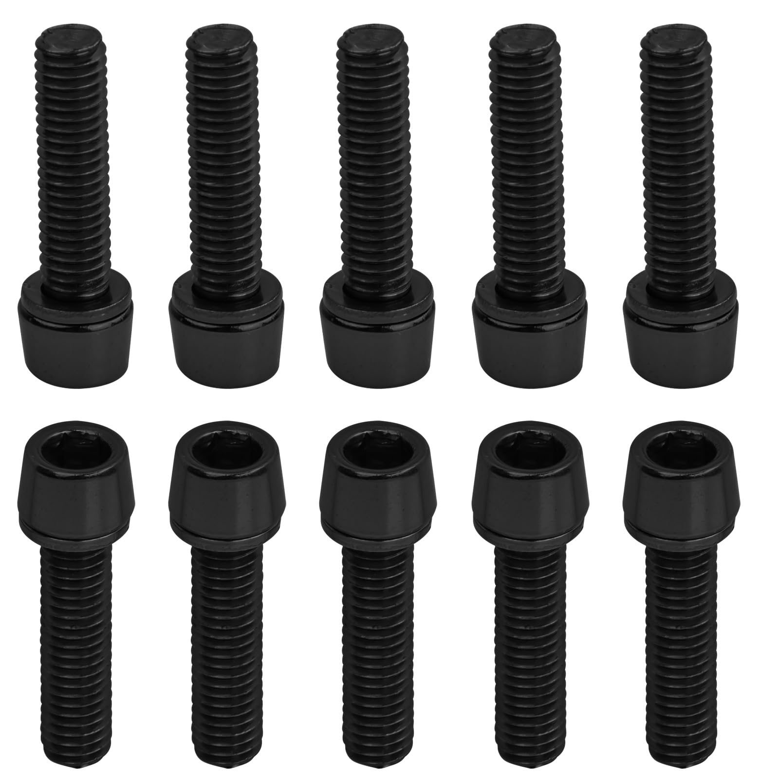 Amazon.co.jp: 10本セットM5×20 P0.8 チタンボルト 5mm 20mm
