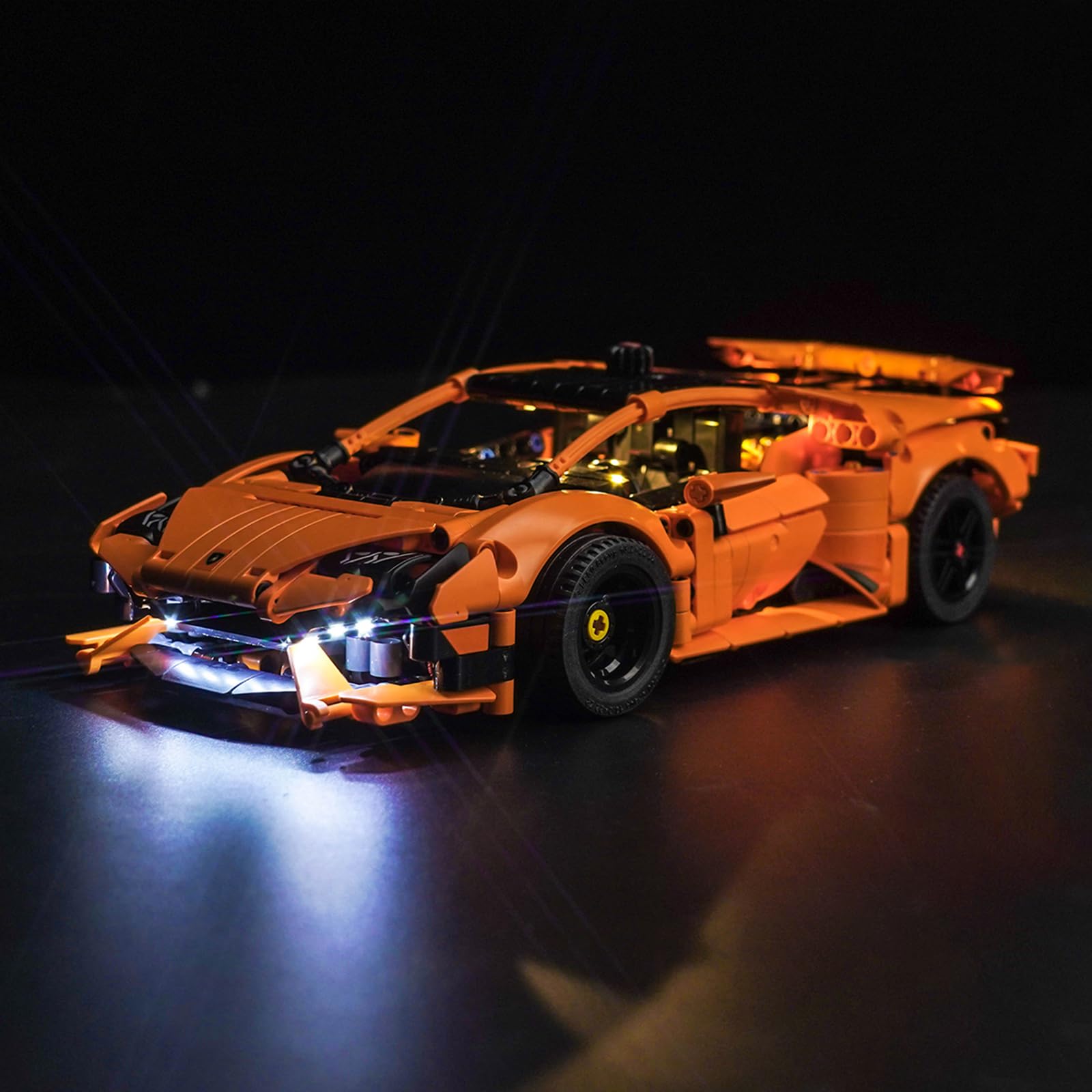 Led Light Set for Lego Technic 42196 Lamborghini Huracán Tecnica Orange (No Lego)