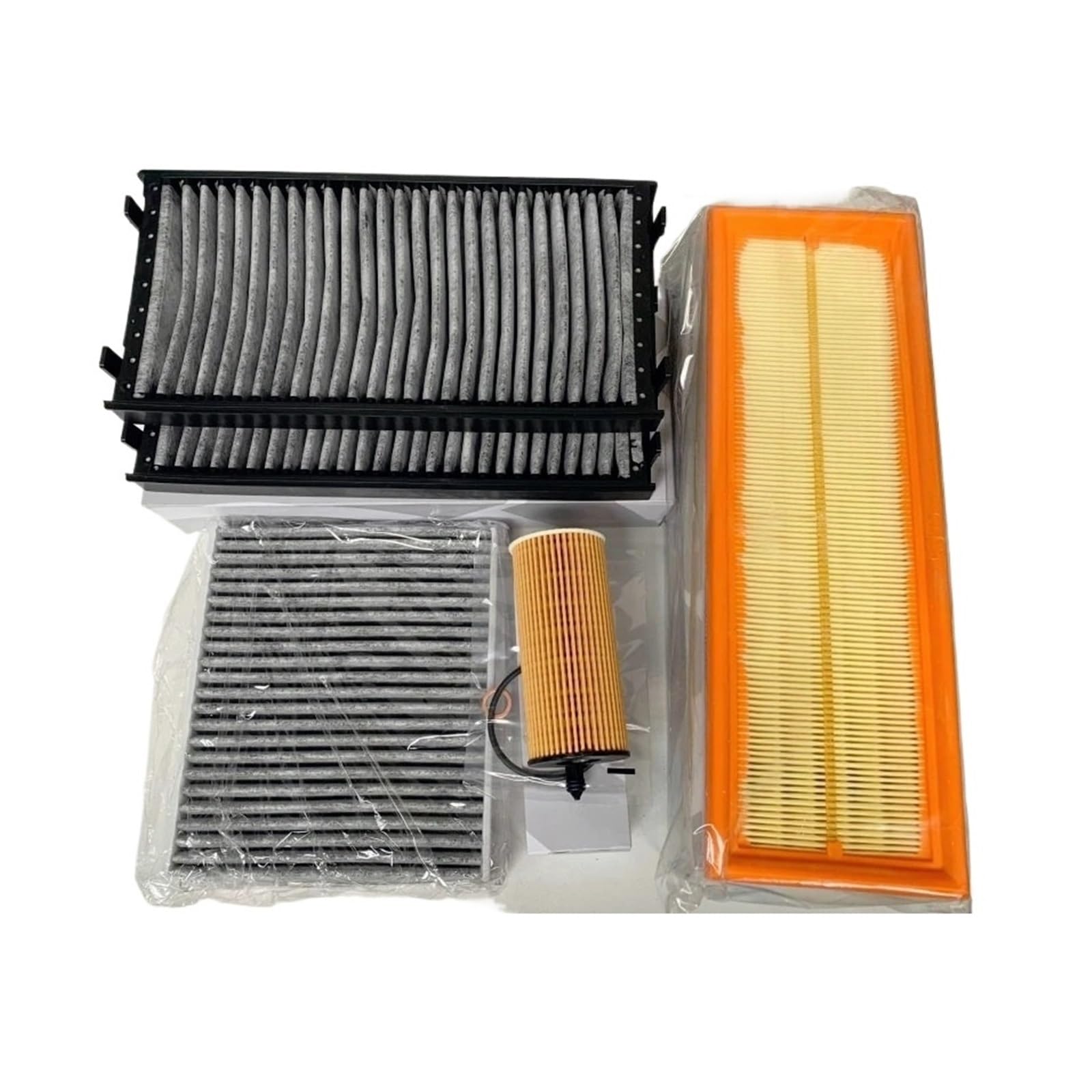 Filtr kabinowy Zestaw 4 Filtrów Pasujących Do Silnika Diesla X5 SDrive25d (F15) 2.0TDI B47D20B, Klimatyzacja Kabinowa, Filtr Oleju, Części Zamienne 2013-