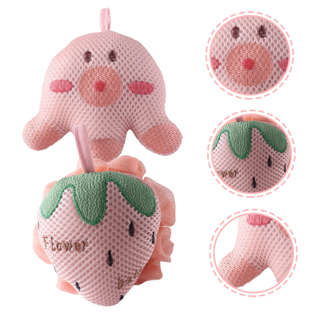 10 sztuk kreskówka piłka do kąpieli gąbki prysznicowe dla mężczyzn kąpiel Loofah gąbki prysznicowe dla kobiet wanna prysznic Loofah gąbki do ciała na prysznic złuszczająca gąbka pod prysznic uniwersal