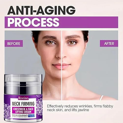 Miniatura 2 de Crema de colágeno para el rostro y el cuello, crema reafirmante para reducir el cuello de la barbilla doble reafirmante y levantar, crema hidratante