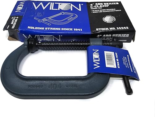 Miniatura 5 de Wilton 404 - Abrazadera C, apertura de mandíbula de 4-14 pulgadas, garganta de 3-14 pulgadas (14242)