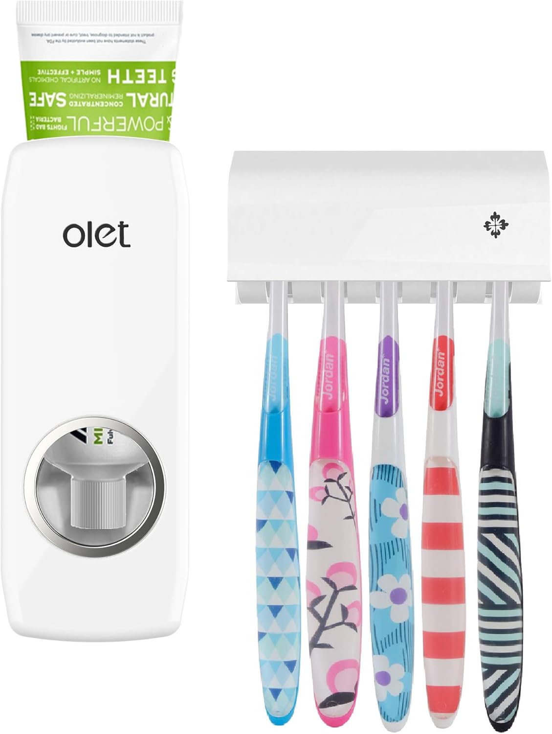 RC's Products Toothpaste Dispenser and Toothbrush Holder