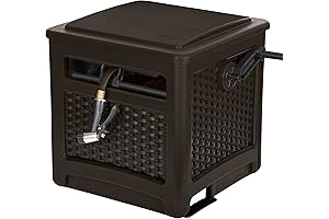 Smart Trak Wicker Garden Hose Reel