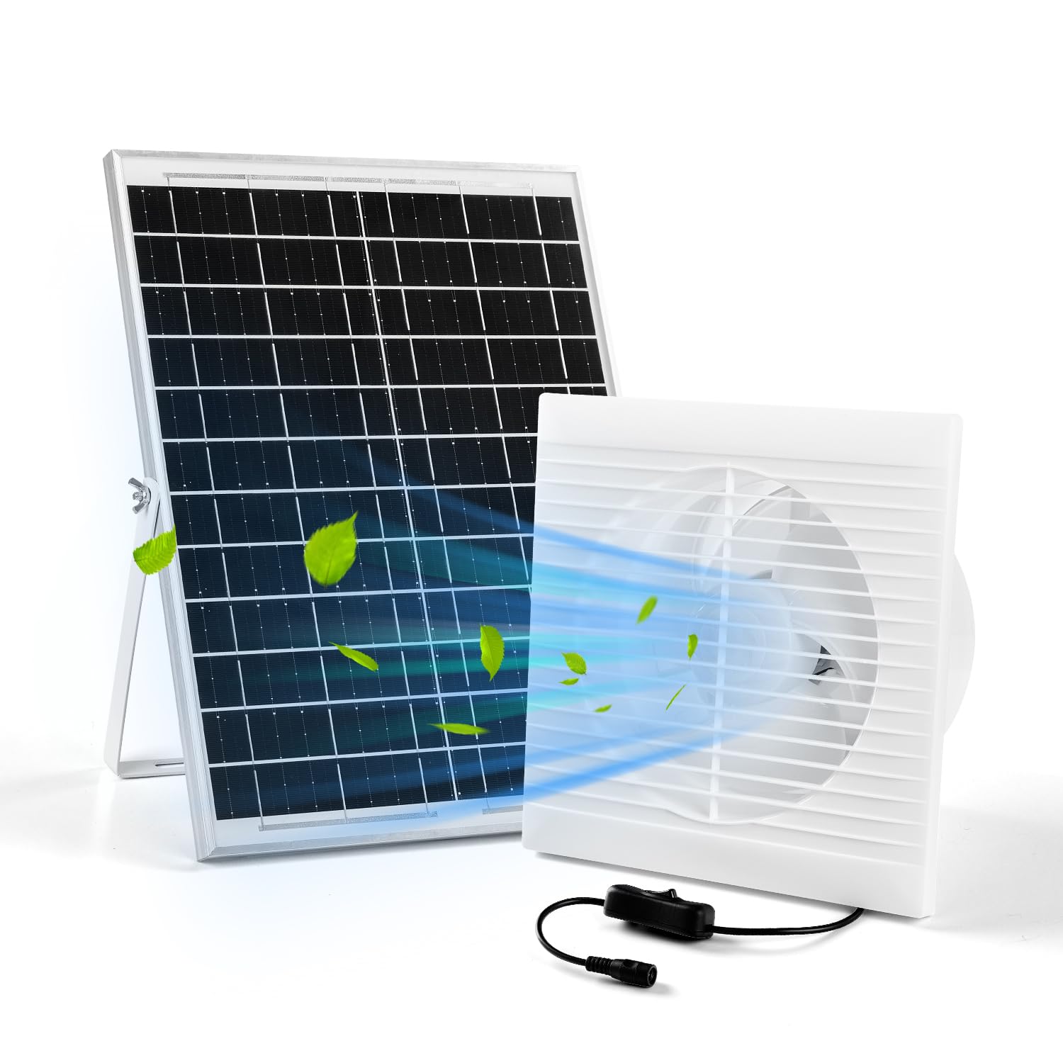 Ventilateur Solaire 100W - Étanche Pour Serre, Poulailler, Garage | Kit Complet