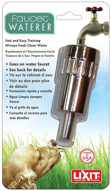 Foto 6 de 6 de Lixit L100 - Grifo de Agua automático para Perros y Otras Mascotas (Paquete de 1)