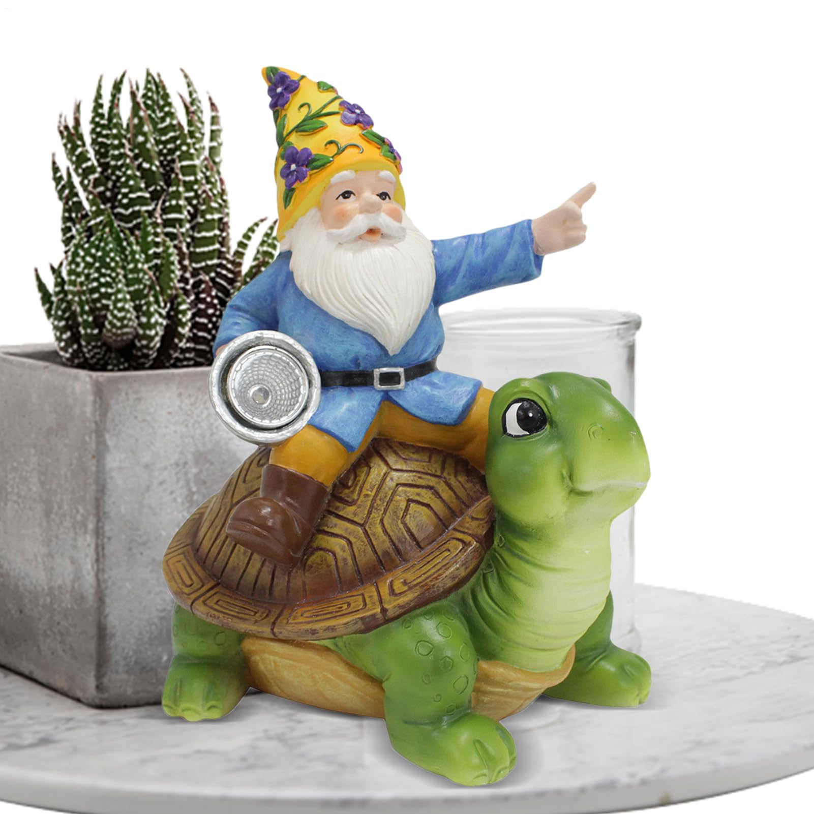 Lumières solaires tortue anti-intempéries pour illuminer un jardin sombre