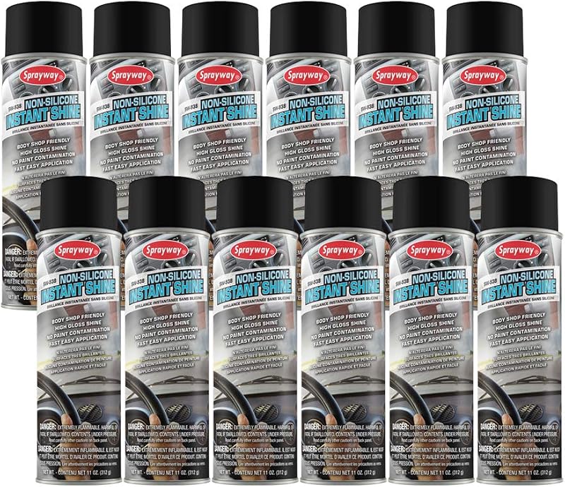 Sprayway SW938 Instant Shine sem Silicone para Cuidados Automotivos, 312 g