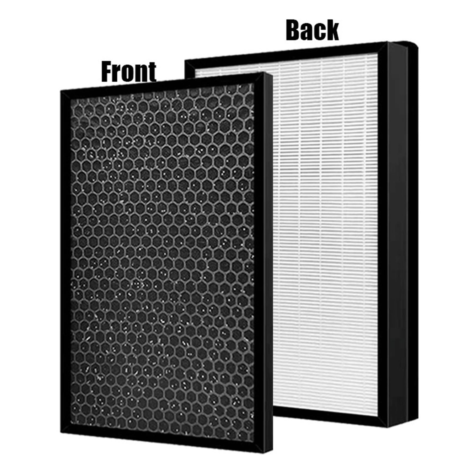 Zapasowy Filtr Węglowy 2w1 Czyste Powietrze, Compatible With Rowenta, Dla XD6231U0 XD6231F0 PU3030U0 PU3040U0 PU3030F0 PU3040F0 Czyste Powietrze