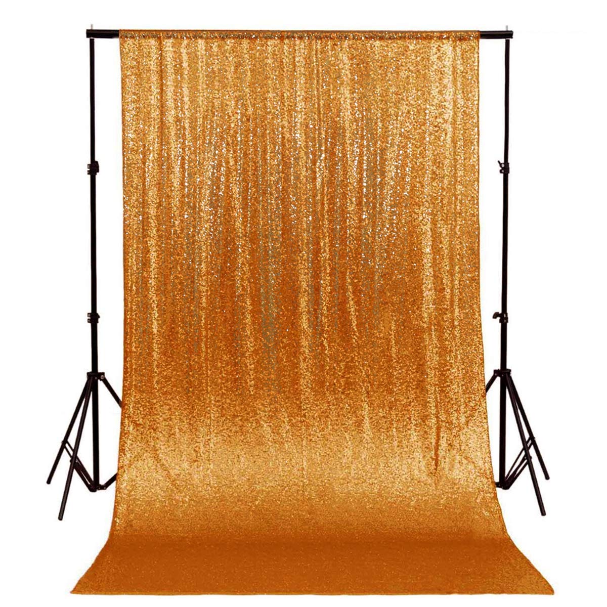 Buy Sequin Backdrop 10ft by 4ft Gold Sequin Backdrop Curtain Sequin