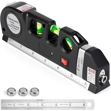 Multipurpose Laser Level Tool: Precise Leveling for Walls, Floors, and More