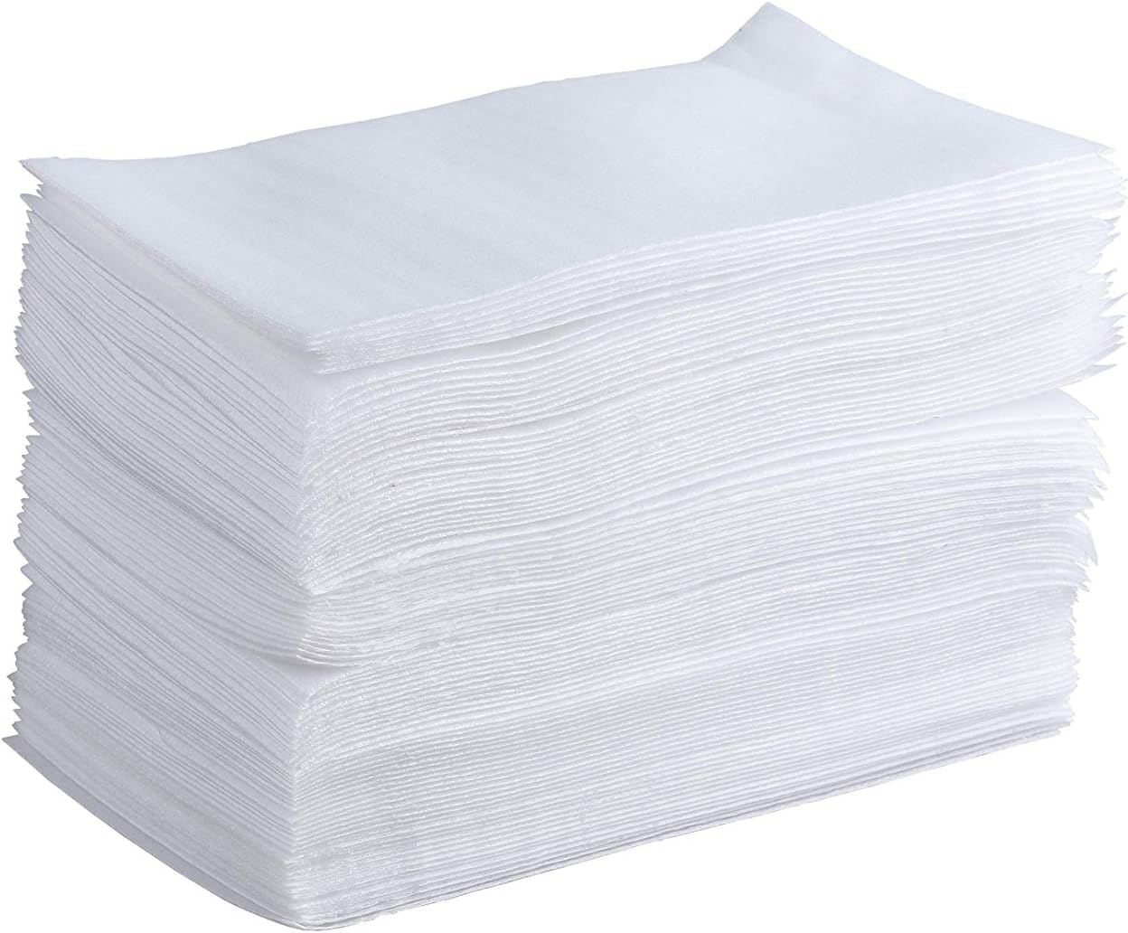 100 Pack 7.5”x 12" Foam Wrap Cushion Pouches (0.75mmThickness), Extra 5 Pack Fragile Stickers Labels(60 pcs) - Protect Dishes, Glasses, Porcelain & Fragile Items, for Moving, Packing by ZMYBCPACK