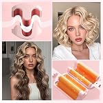 CHIKYO Upgraded 3 Barrel Hair Crimper Waver - 32mm Rovy Wave Curling Iron, 1.25 Inch Ionic Curling Wand, Deep Waver Hair Curler Hot Tool with Ceramic for Women, Dual Voltage, Easy to Use