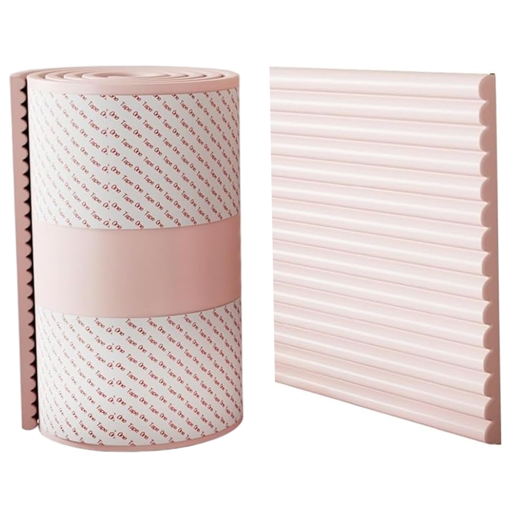 Monetais Crib Padding for Sides, 8x79 Soft High Elasticity Thickened PVC Padded Wall Panels, Anti Collision Foam Pads for Wall Table Cabinet Desk Baby Proof Corners and Edges