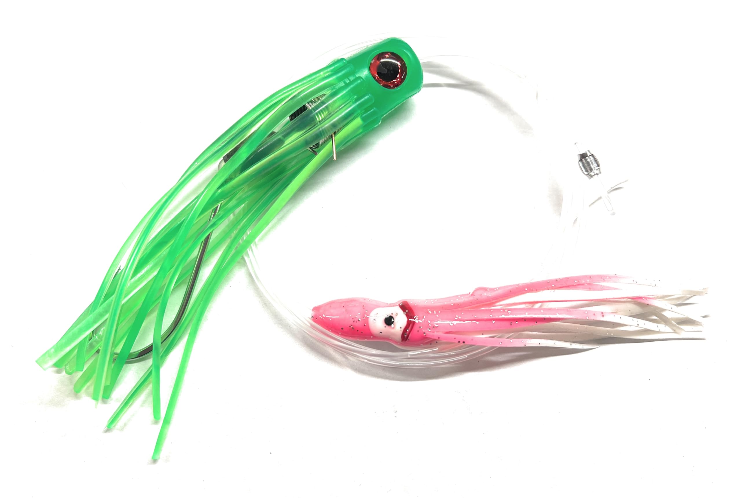 The Original Mahi Chaser Ballyhoo Rig Trolling Saltwater Fishing Lure. Ready to Fish Out of The Package. Tuna Wahoo Mahi Dolphin Fishing Custom Trolling Rig. Offshore Big Game Fishing Lure