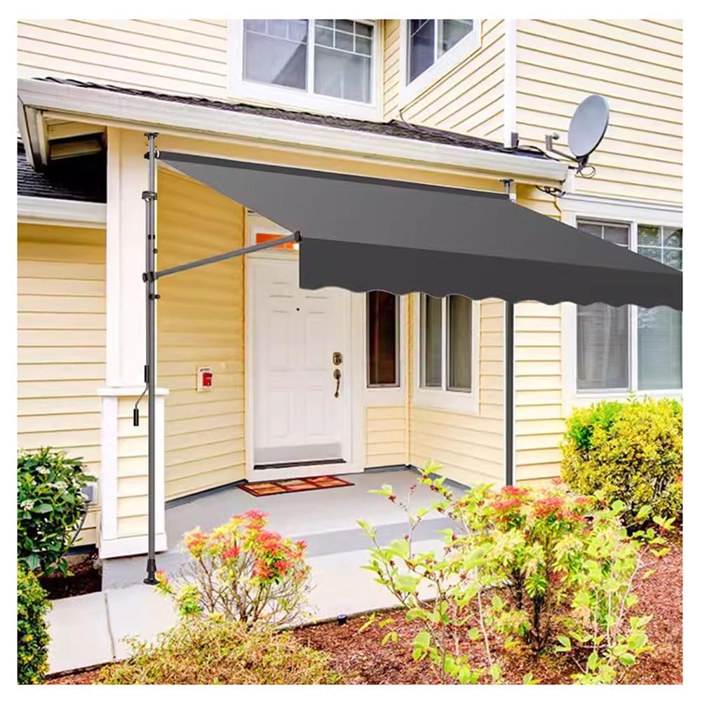 Auvent pare-soleil extérieur réglable 4m anti-UV pour ombrager efficacement la terrasse