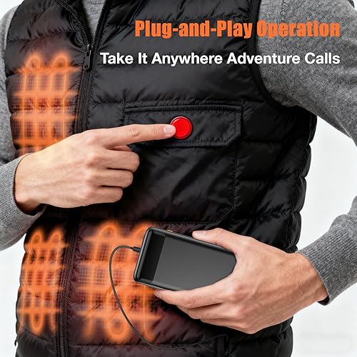 Miniatura 6 de Batería de 7.4V 5V 25000mah para Veats Calefaccionados, Chaquetas para ORORO, Venustas, Batería recargable para chalecos de calefacción, chaquetas,