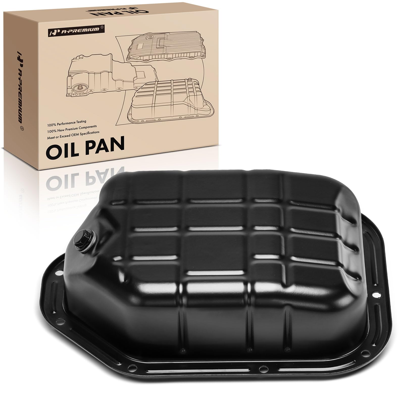 Amazon.com: A-Premium Lower Engine Oil Pan Sump with Drain